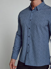 Load image into Gallery viewer, 7 Diamonds Nolen Long Sleeve Shirt - Navy