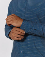 Load image into Gallery viewer, 7 Diamonds Camilo Long Sleeve Shirt- Navy