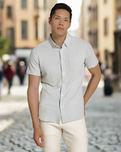 Load image into Gallery viewer, 7 Diamonds Keaton Short Sleeve Shirt - Seafoam