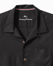 Load image into Gallery viewer, Tommy Bahama Tropic Isles Silk Camp Shirt - Black