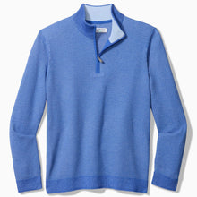Load image into Gallery viewer, Tommy Bahama New Coolside Legend Half Zip Pullover Sweater - Mountain Bluebell