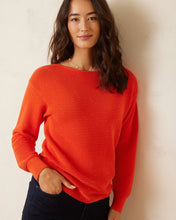 Load image into Gallery viewer, Tommy Bahama Ladies Bonita Sequin Ottoman Top - Tango Red