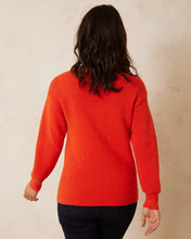 Load image into Gallery viewer, Tommy Bahama Ladies Bonita Sequin Ottoman Top - Tango Red