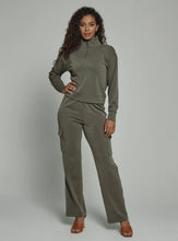 Load image into Gallery viewer, 7 Diamonds Ladies REV Crop 1/4 Zip WPV-6001 Olive