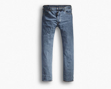 Load image into Gallery viewer, The original blue jean since 1873. The original straight fit jean. All-American style.   100% Cotton Non stretch denim Button Fly 5-pocket styling Wash your jeans once every 10 wears at most; this increases their lifespan and saves natural resources When you eventually launder your jeans, wash and dry them inside out with like colors; liquid detergent is recommended  Medium Stonewash