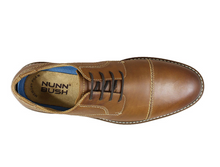 Load image into Gallery viewer, The Nunn Bush Pasadena Cap Toe Oxford features a classic cap toe with modern design details like contrast stitching, mixed textures, and a cool blue-lined midsole. To add comfort to the equation, it also has a molded Memory Foam footbed and a Casual Flex sole for unparalleled comfort.