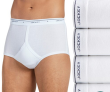 Load image into Gallery viewer, Jockey 4-pack Classic Full-Rise Briefs - White