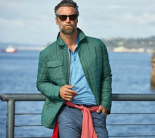 Load image into Gallery viewer, Cutter & Buck Rainier PrimaLoft Mens Eco Insulated Full Zip Puffer Jacket - Hunter Melange