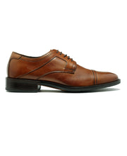 Load image into Gallery viewer, Johnston & Murphy LARSEY Cap Toe Oxford Tan - 201276