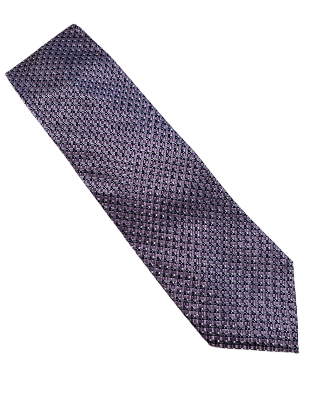 Zianetti XLong Lavender Neat Pattern F24 Tie