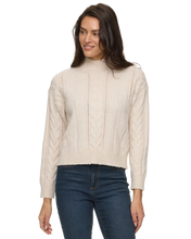Load image into Gallery viewer, Flag&amp;Anthem Opal Ladies Cable Sweater
