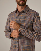 Load image into Gallery viewer, 7 Diamonds Generation Houndstooth Knit Shirt GSMK-8108 Tan
