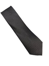 Load image into Gallery viewer, Zianetti Black Grey Tie 62s
