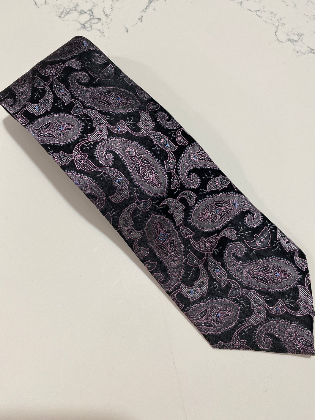 Zianetti Black Grey Multi Color Tie