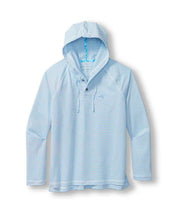 Load image into Gallery viewer, Tommy Bahama Starboard Stripe Hoodie ST 226928 Cabo Blue
