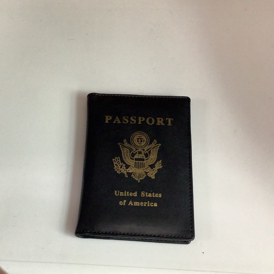 Black Passport Wallet