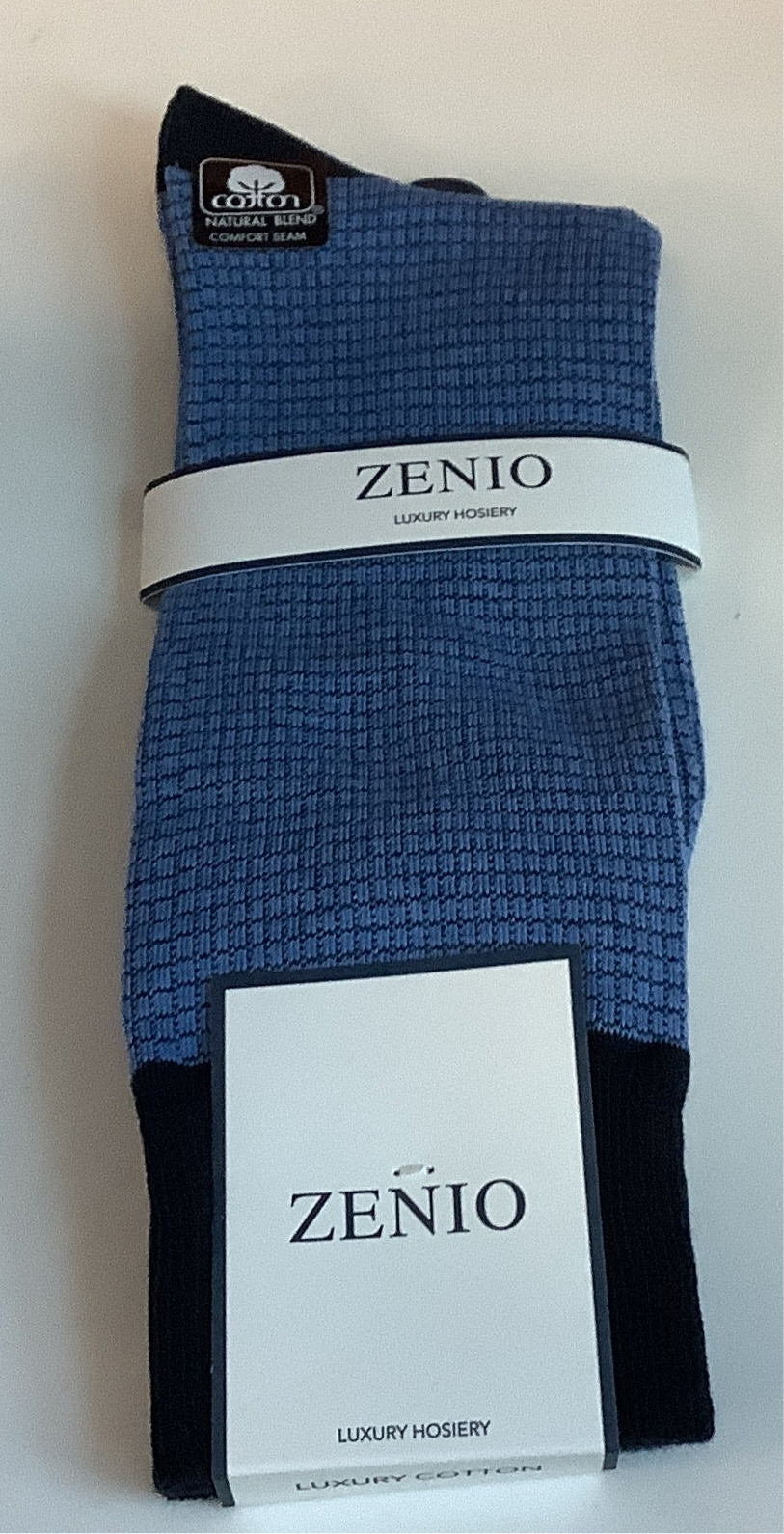 Zenio Blue/Black Small Squares