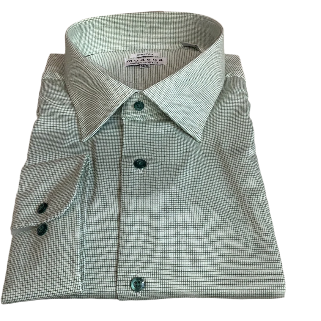 Modena Dress Shirt Green 18.5x34/35