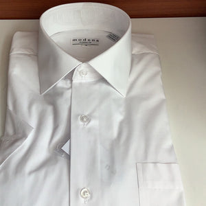 Modena White Short Sleeve Dress Shirt