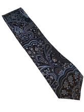 Load image into Gallery viewer, Zianetti 62x Brown Black Paisley Tie
