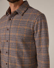 Load image into Gallery viewer, 7 Diamonds Generation Houndstooth Knit Shirt GSMK-8108 Tan
