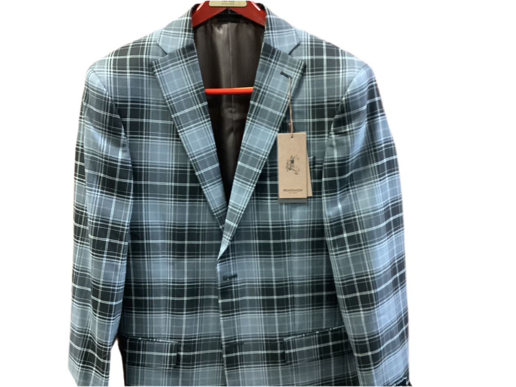 Prontomoda Black/ Grey Sport Coat