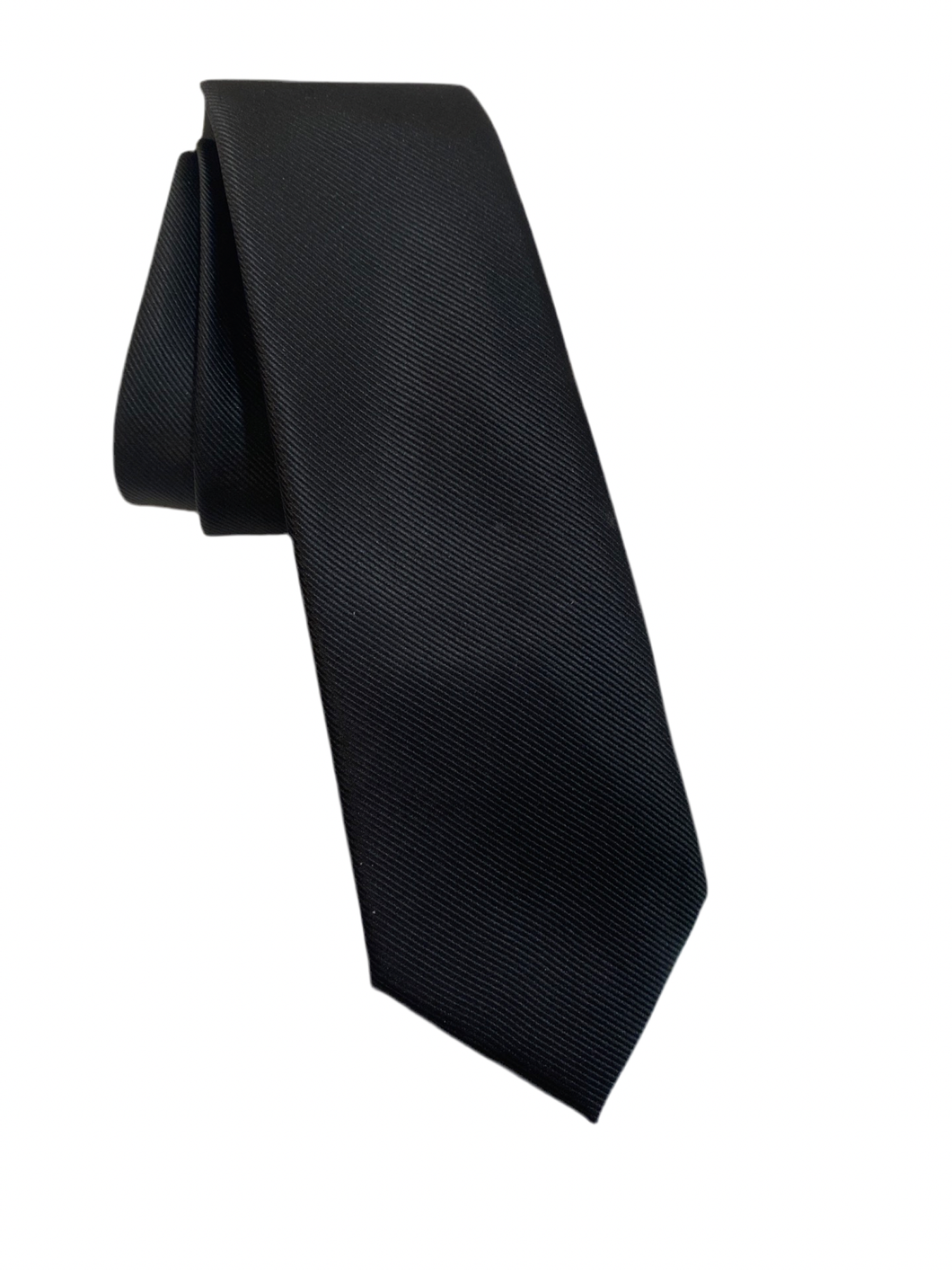 FX Fusion Black Skinny Tie