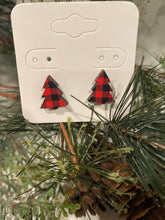 Load image into Gallery viewer, Christmas Tree Shaped Earrings
