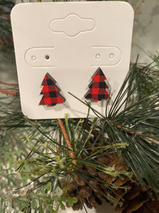 Christmas Tree Shaped Earrings