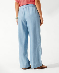 Chambray All Day High-Rise Easy Pants