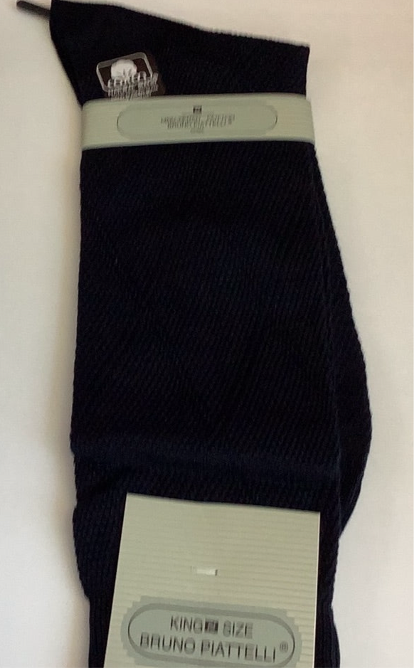 Piattelli King Size Navy Blue Socks