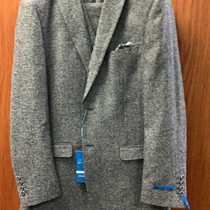 Sean Alexander Grey Herringbone Suit