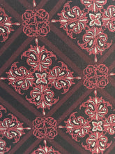 Load image into Gallery viewer, Zianetti Burgundy Diamond Tie 62zz

