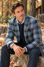 Load image into Gallery viewer, Prontomoda Black/ Grey Sport Coat
