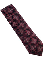 Load image into Gallery viewer, Zianetti Burgundy Diamond Tie 62zz
