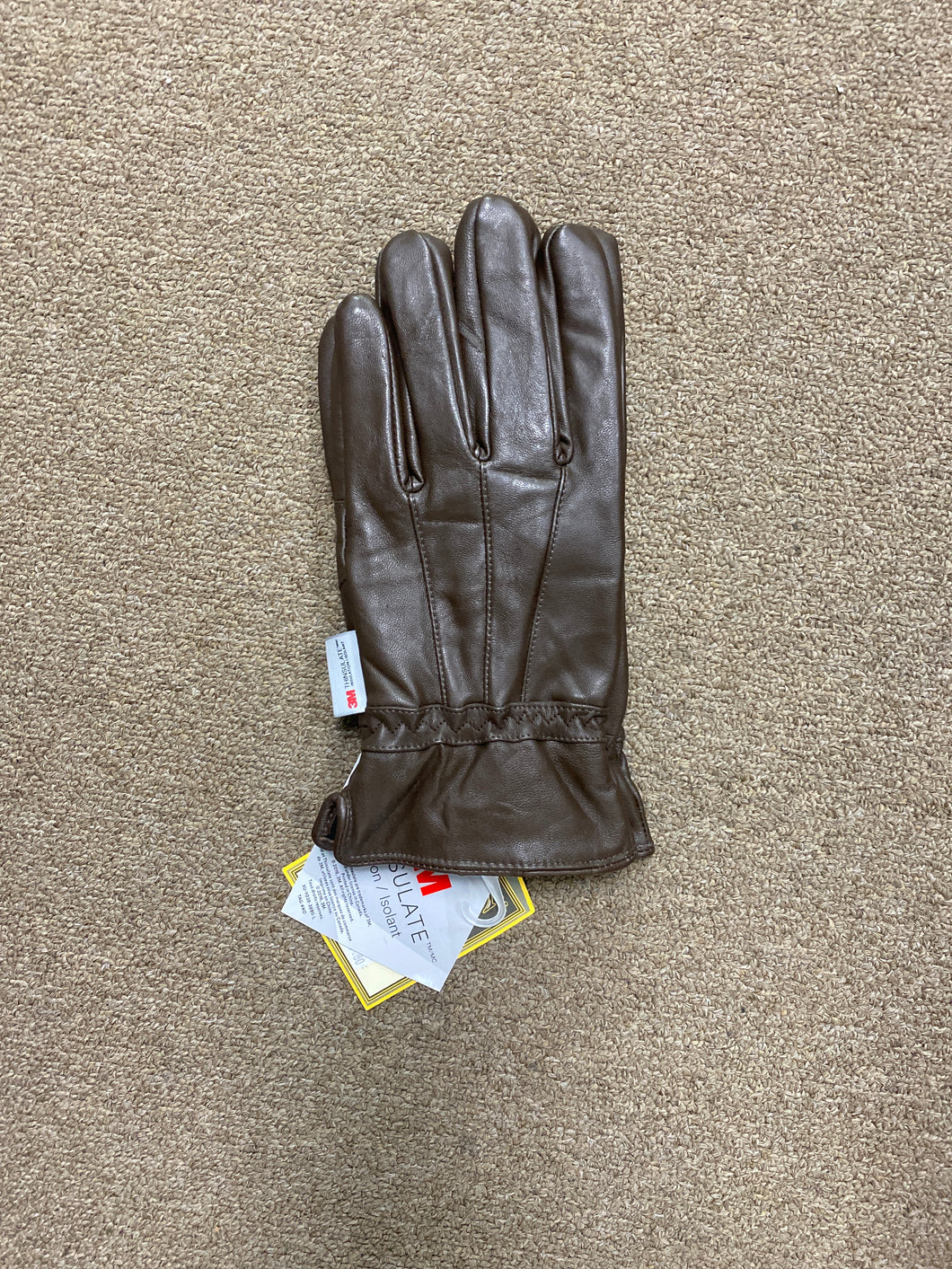 DPC Brown Leather Gloves