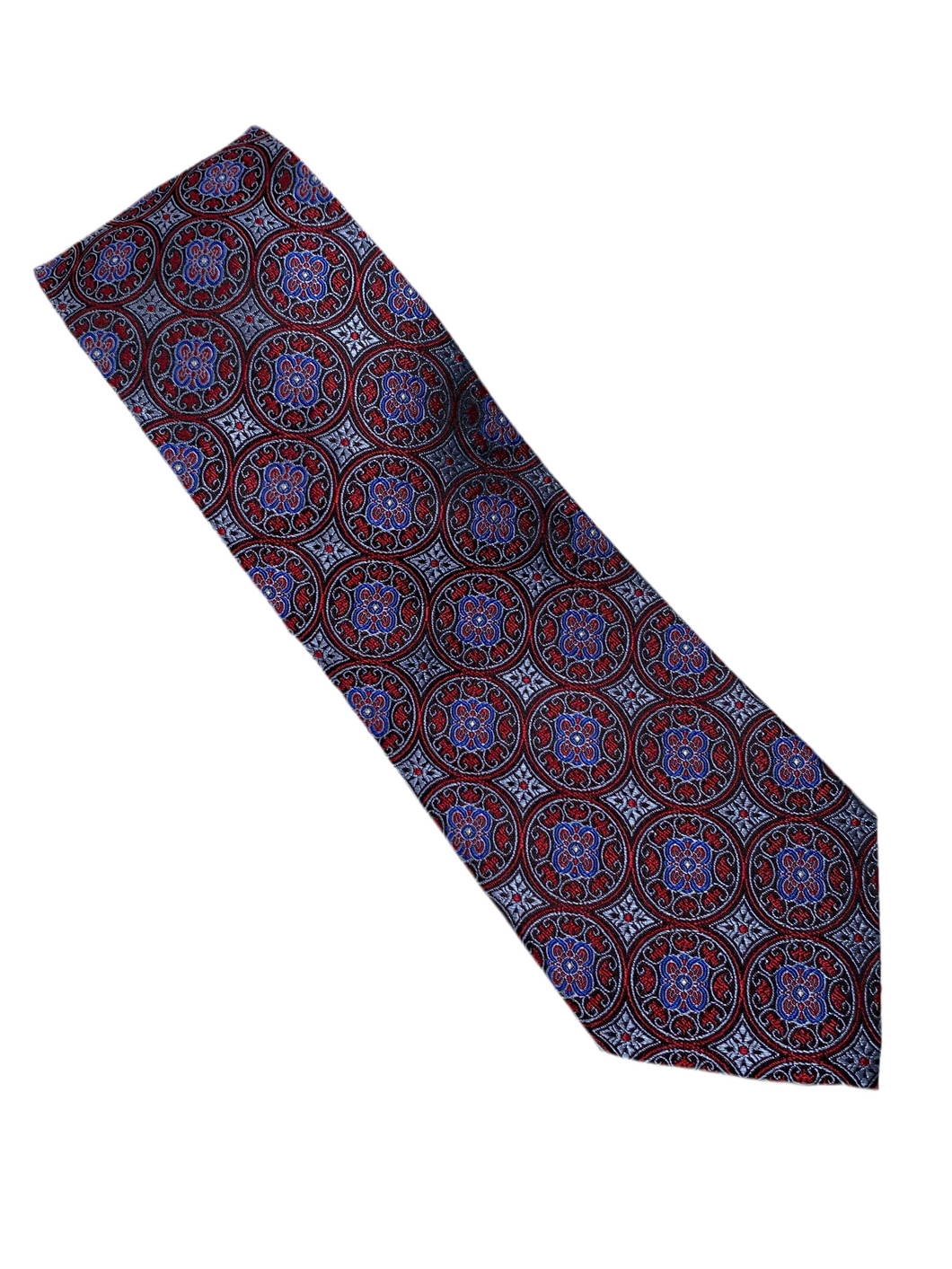 Zianetti Burgundy Circles F24 Tie