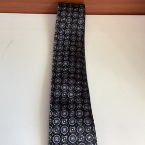 Zianetti XLong Black/Grey Circles Tie