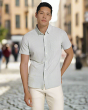 Load image into Gallery viewer, 7 Diamonds Keaton Short Sleeve Shirt - Seafoam
