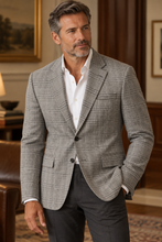 Load image into Gallery viewer, Enzo TanPlaid Sport Jacket
