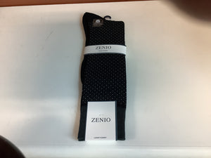 Zenio Black Grey Diamonds Socks