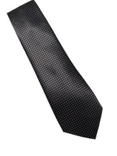 Load image into Gallery viewer, Zianetti Black/Grey Neat Tie 62j
