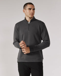 7 Diamonds Rev Quarter Zip - Anthracite