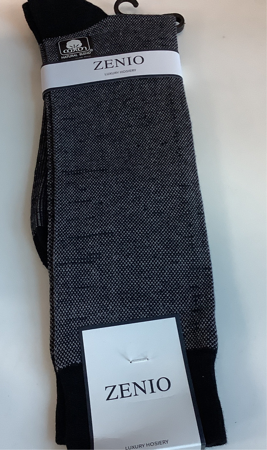 Zenio Grey/ Black Socks