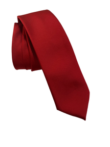 FX Fusion Fire Red Skinny Tie