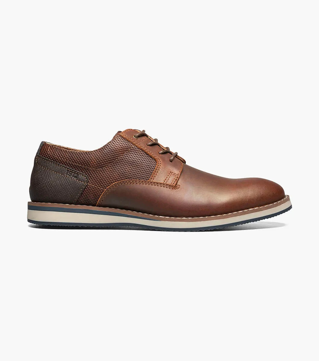 Nunn Bush Circuit Plain Toe Oxford  84889 - Brandy