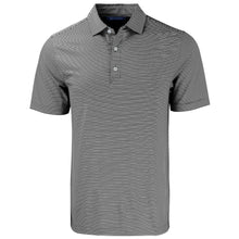 Load image into Gallery viewer, Cutter &amp; Buck Forge Eco Double Stripe Polo - Black/white Stripe
