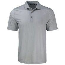 Load image into Gallery viewer, Cutter &amp; Buck Polished Pike Eco Shadow Check Print Polo - Grey
