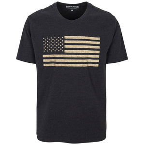 North River Reverse Flag Print Crew Short Sleeve Tee