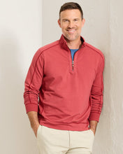 Load image into Gallery viewer, Tommy Bahama Big&amp;Tall Ben And Terry Half Zip Deep Havana
